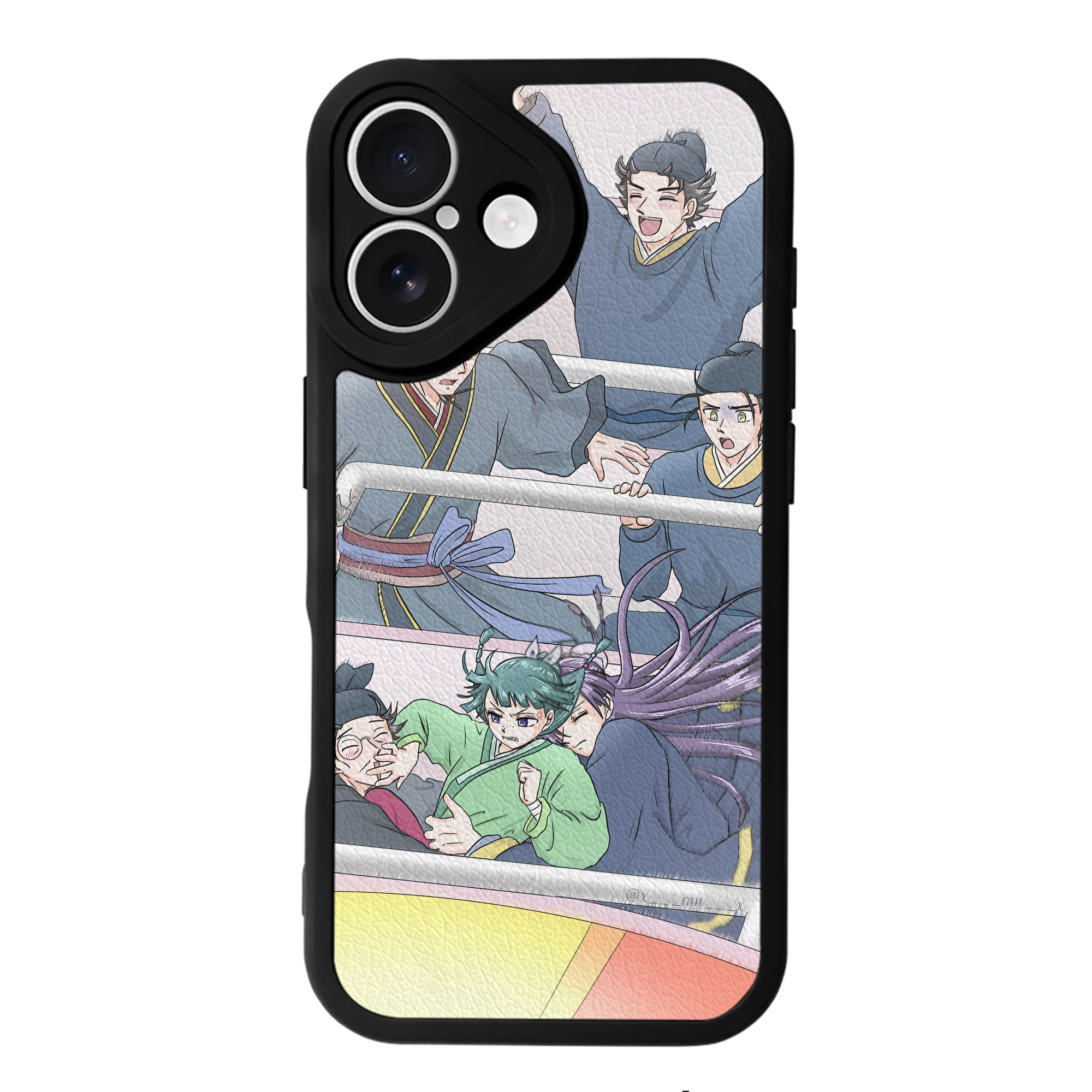 （画像用） 薬屋のひとりごと The Apothecary Diaries 【iPhone 16シリーズ対応】シリコンスマホケース（レザー調） 材質：シリコン